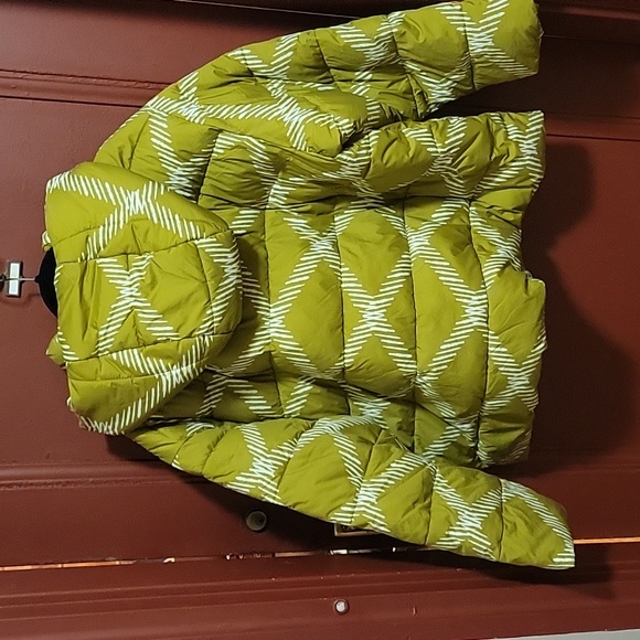 AVA & VIV GREEN DIAMOND LADIES SHORT PUFFER HOODIE JACKET SIZE 2X - Picture 4 of 15